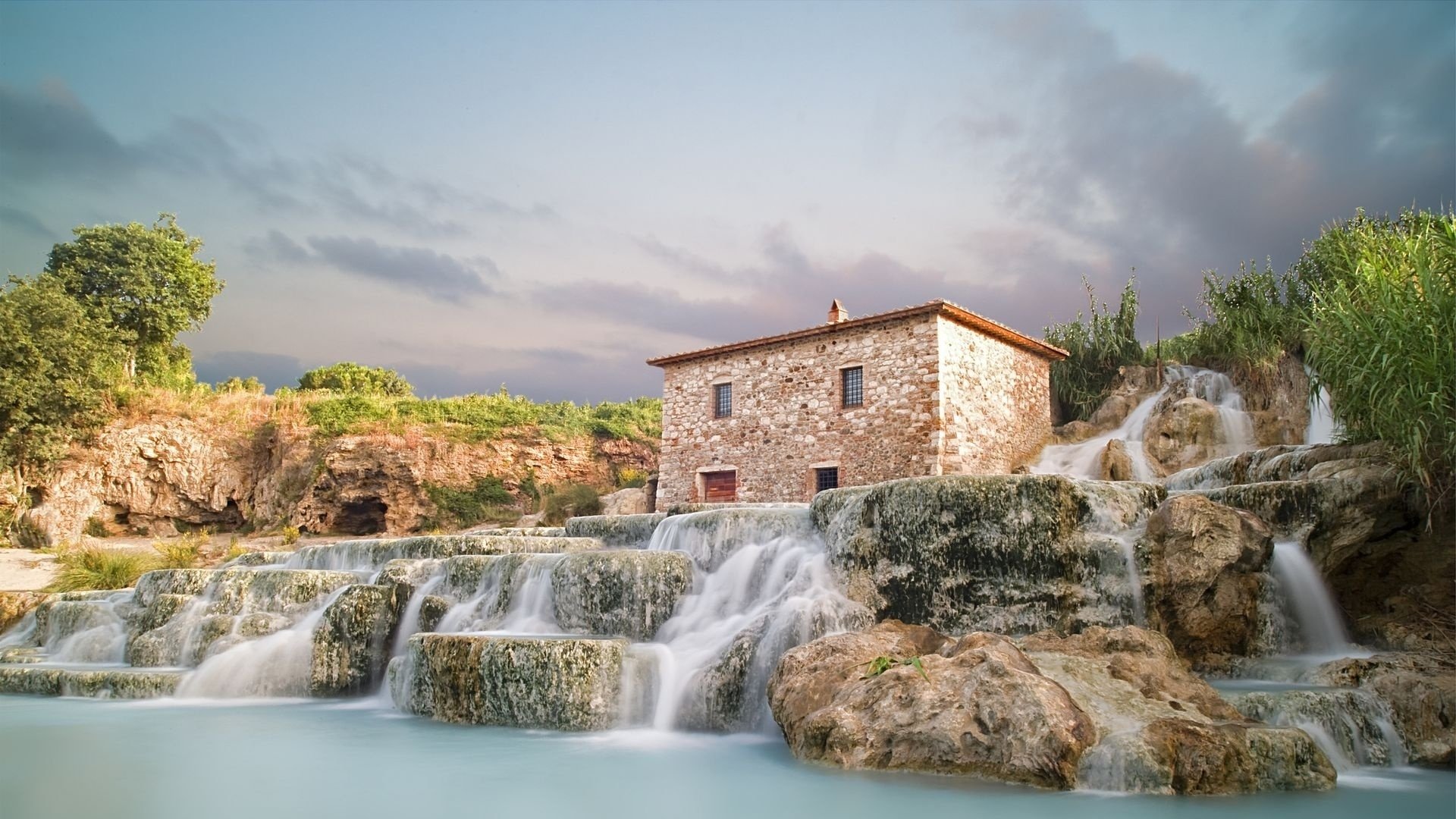 Download Waterfall Photography Scenic HD Wallpaper