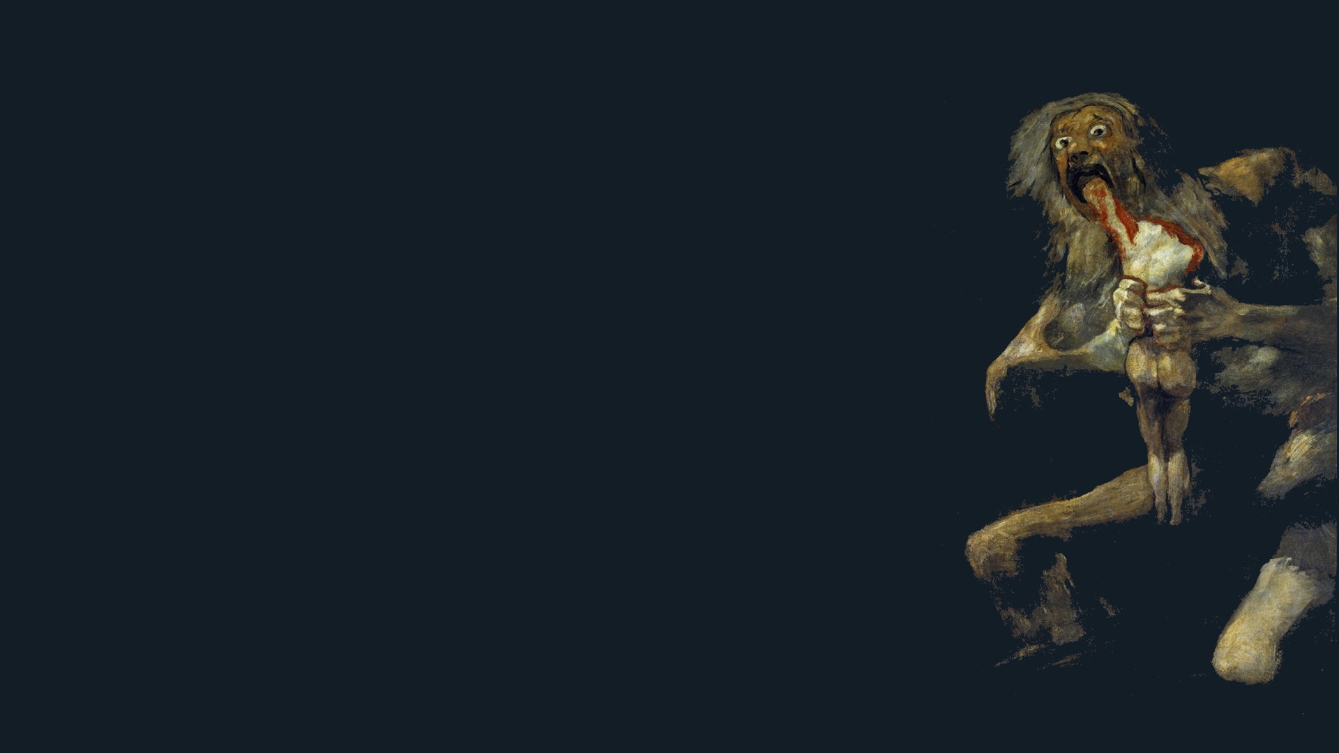 1 Wallpapers by Francisco Goya -- "Saturn Devouring His ...