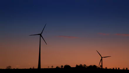 man made wind turbine HD Desktop Wallpaper | Background Image