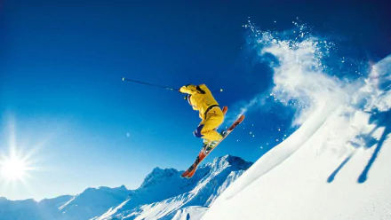 skiing Sports HD Desktop Wallpaper | Background Image
