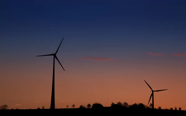 man made wind turbine HD Desktop Wallpaper | Background Image