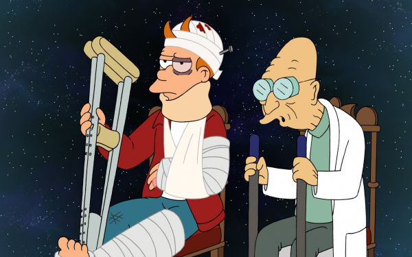TV Show Futurama Fry Professor Farnsworth HD Wallpaper | Background Image