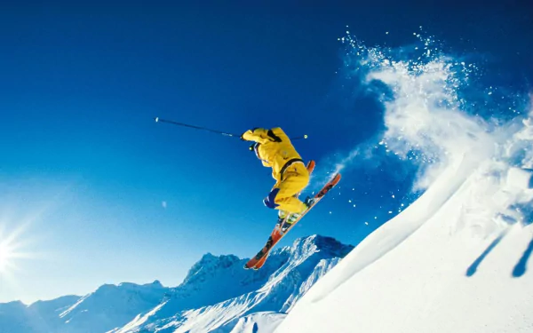 skiing Sports HD Desktop Wallpaper | Background Image