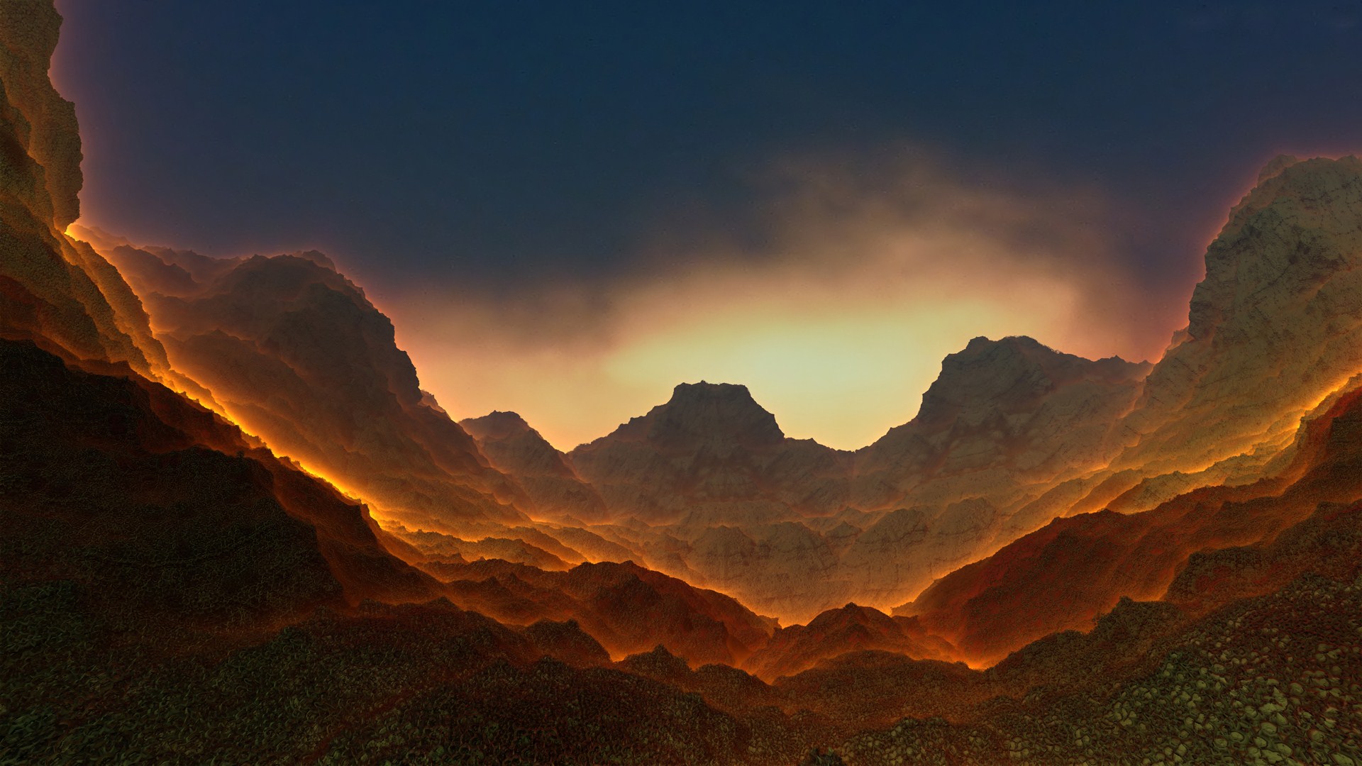 Artistic Valley Burn HD Wallpaper | Background Image