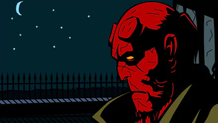 Comic Hellboy HD Desktop Wallpaper | Background Image