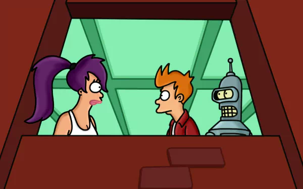 Bender (Futurama) Fry (Futurama) Leela (Futurama) TV Show Futurama HD Desktop Wallpaper | Background Image