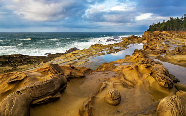 nature coastline HD Desktop Wallpaper | Background Image