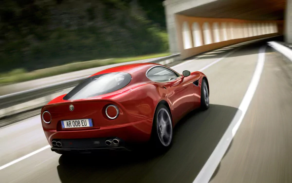 Alfa Romeo vehicle Alfa Romeo 8C Competizione HD Desktop Wallpaper | Background Image