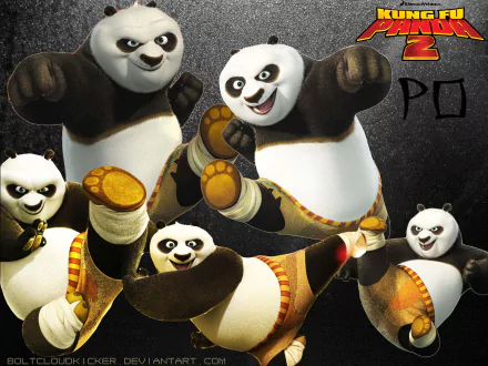 Po (Kung Fu Panda) movie Kung Fu Panda 2 HD Desktop Wallpaper | Background Image