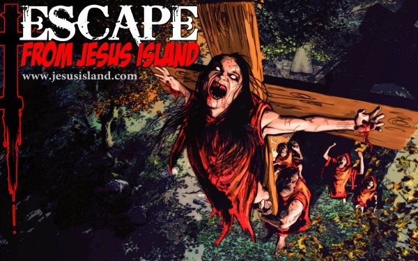 Comics Escape From Jesus Island HD Wallpaper | Background Image
