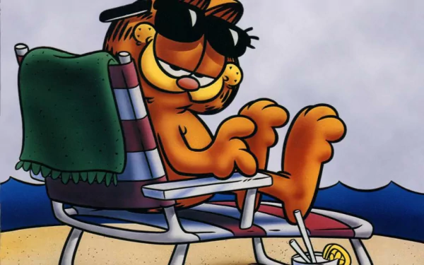 Comic Garfield HD Desktop Wallpaper | Background Image
