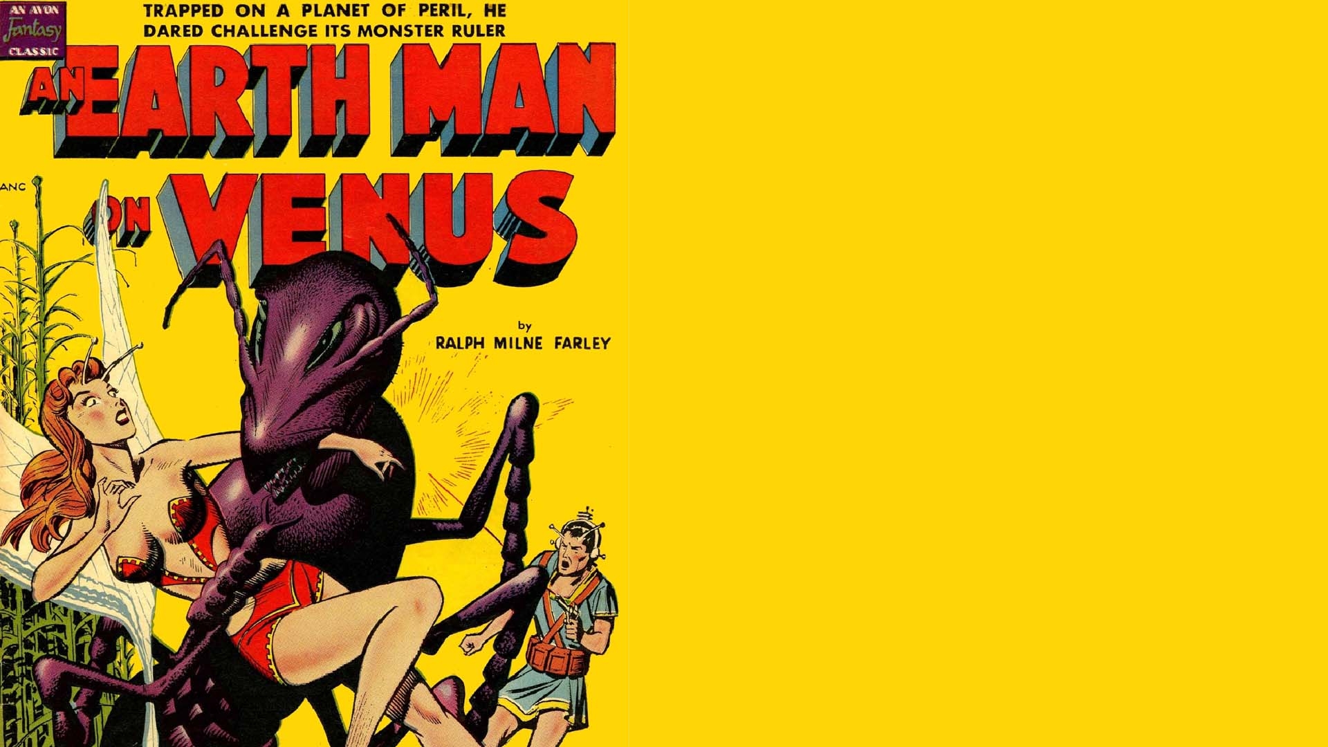 Comics An Earth Man On Venus HD Wallpaper | Background Image