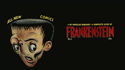 Comic Frankenstein HD Desktop Wallpaper | Background Image