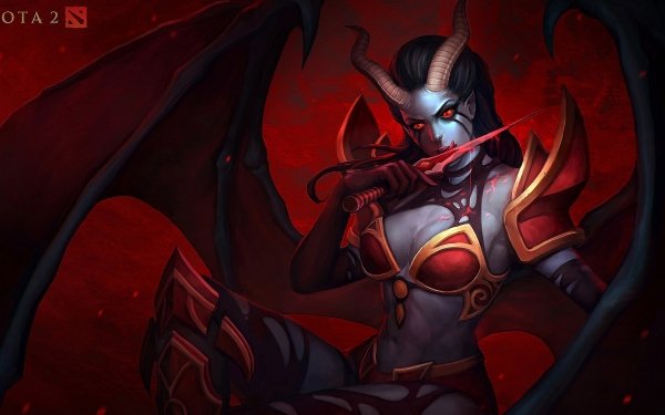 Video Game Dota 2 Dota Queen Of Pain HD Wallpaper | Background Image