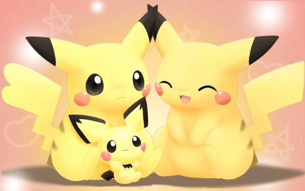 Video Game Pokémon Pikachu Pichu Cute HD Wallpaper | Background Image