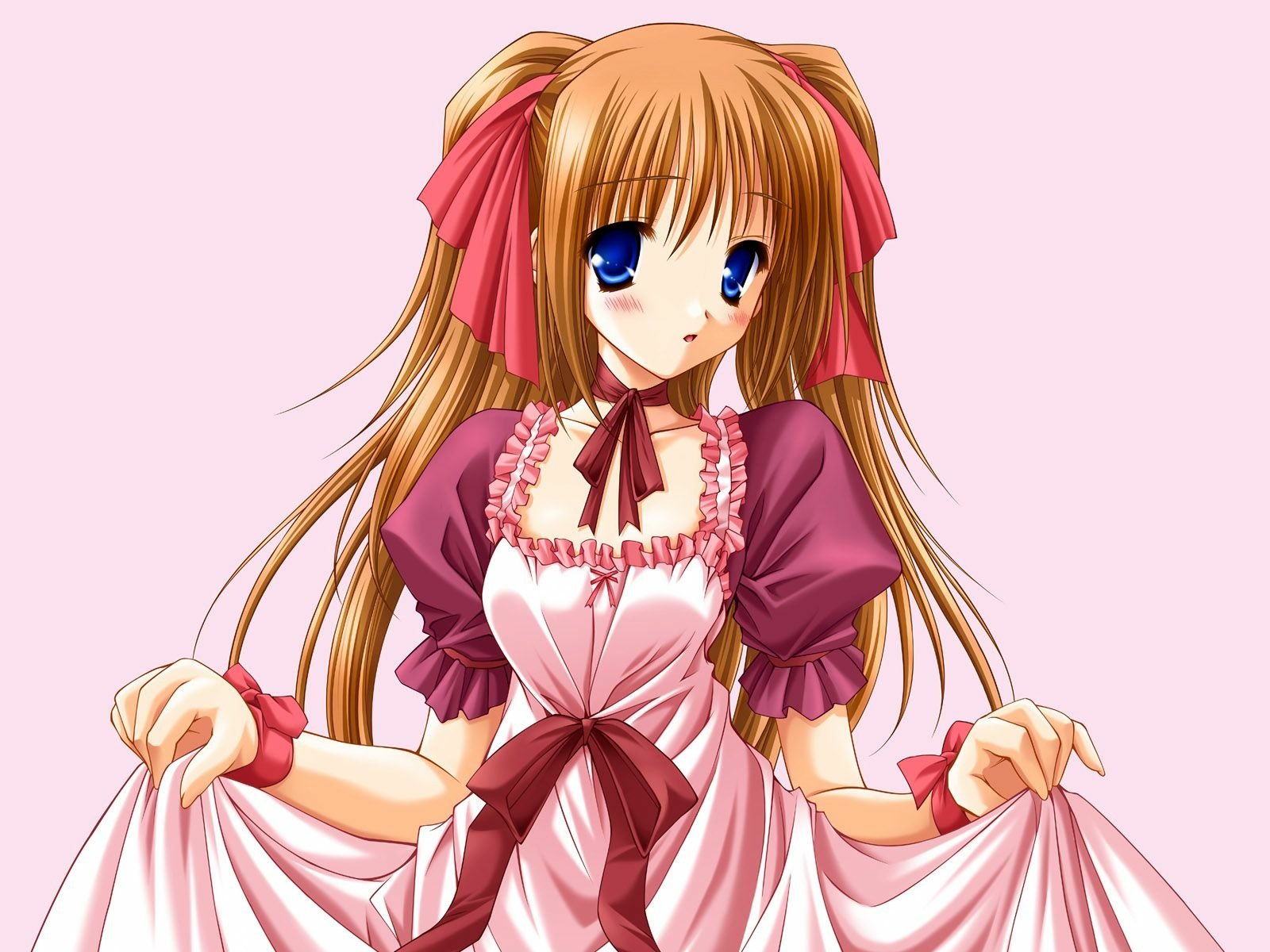 Download Blush Anime Girl Anime Girl Wallpaper