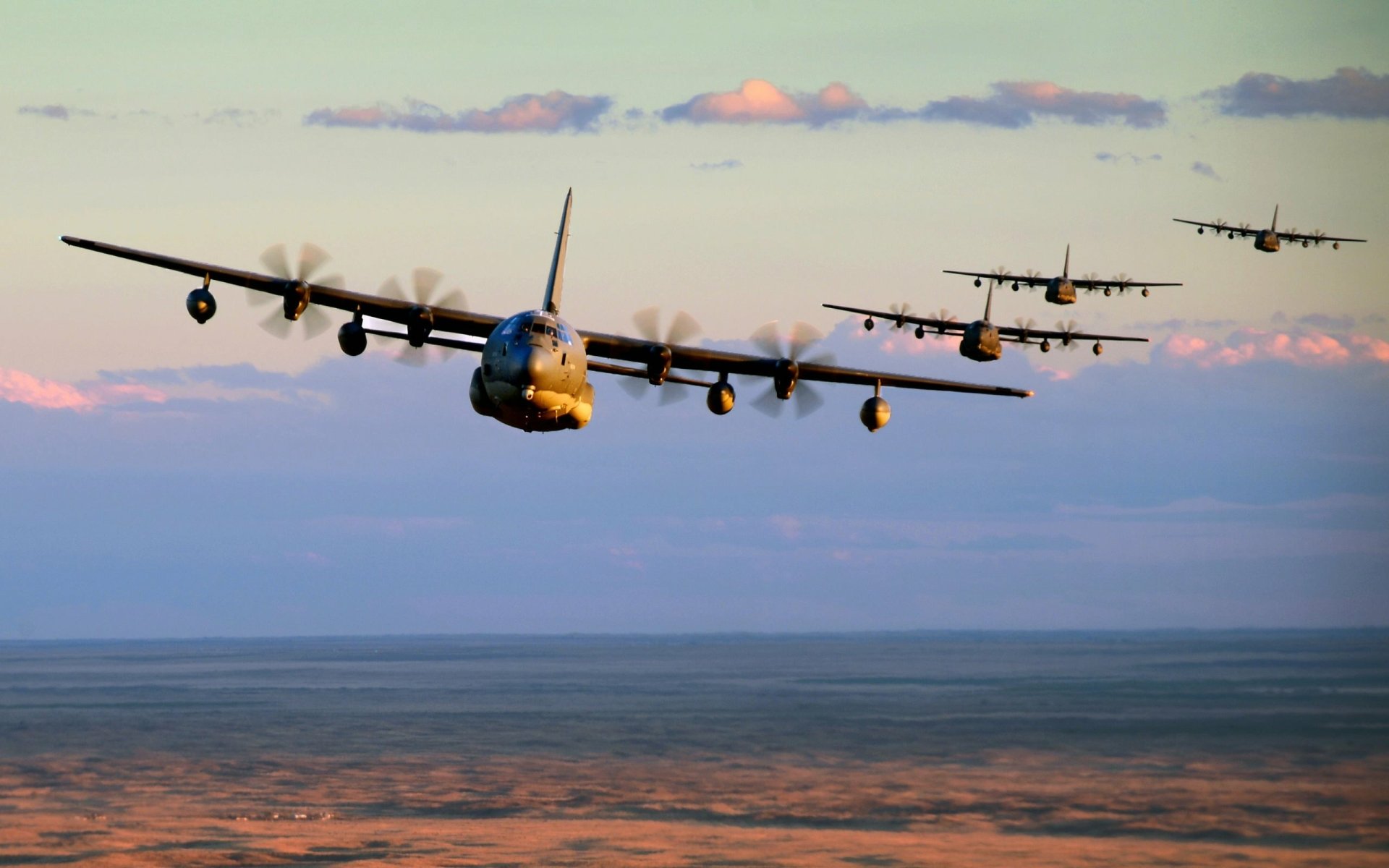 Download Aircraft Airplane Military Lockheed MC-130 HD Wallpaper