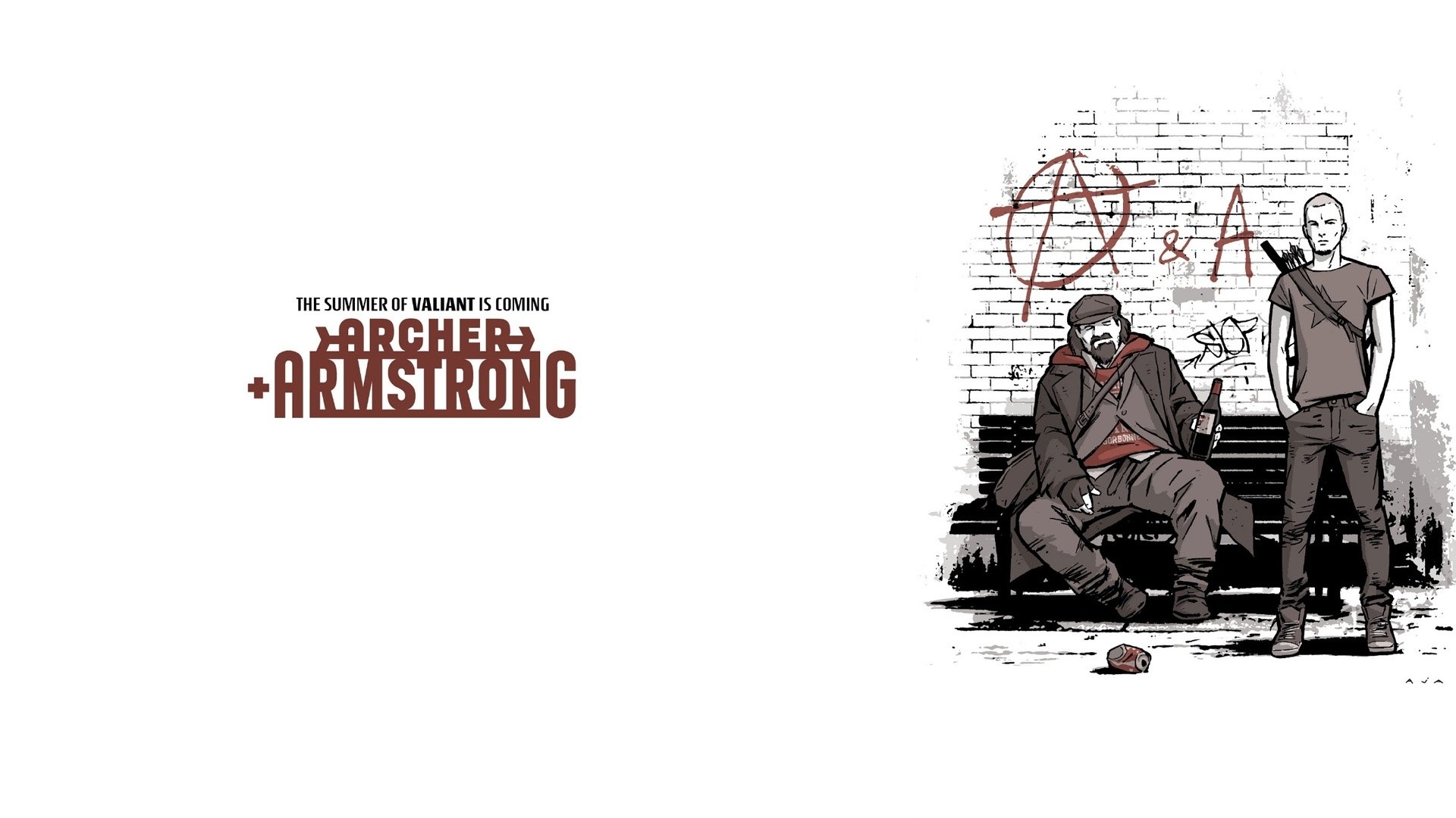 Download Archer (Archer & Armstrong) Armstrong (Archer & Armstrong) Comic Archer & Armstrong HD Wallpaper
