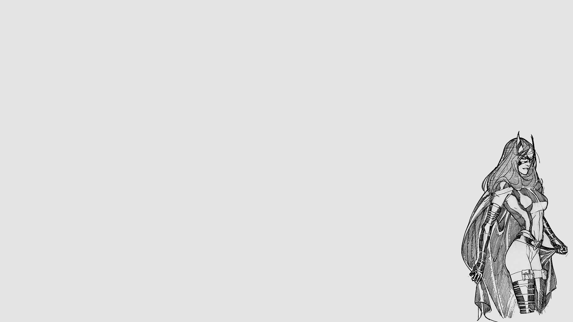 HD PC desktop wallpaper featuring Huntress from DC Comics in a dynamic hunter pose, capturing the comic character's fierce and stealthy essence.