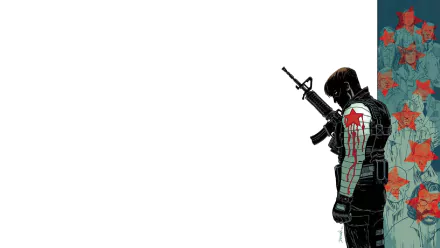 Captain America Comic Winter Soldier HD Desktop Wallpaper | Background Image