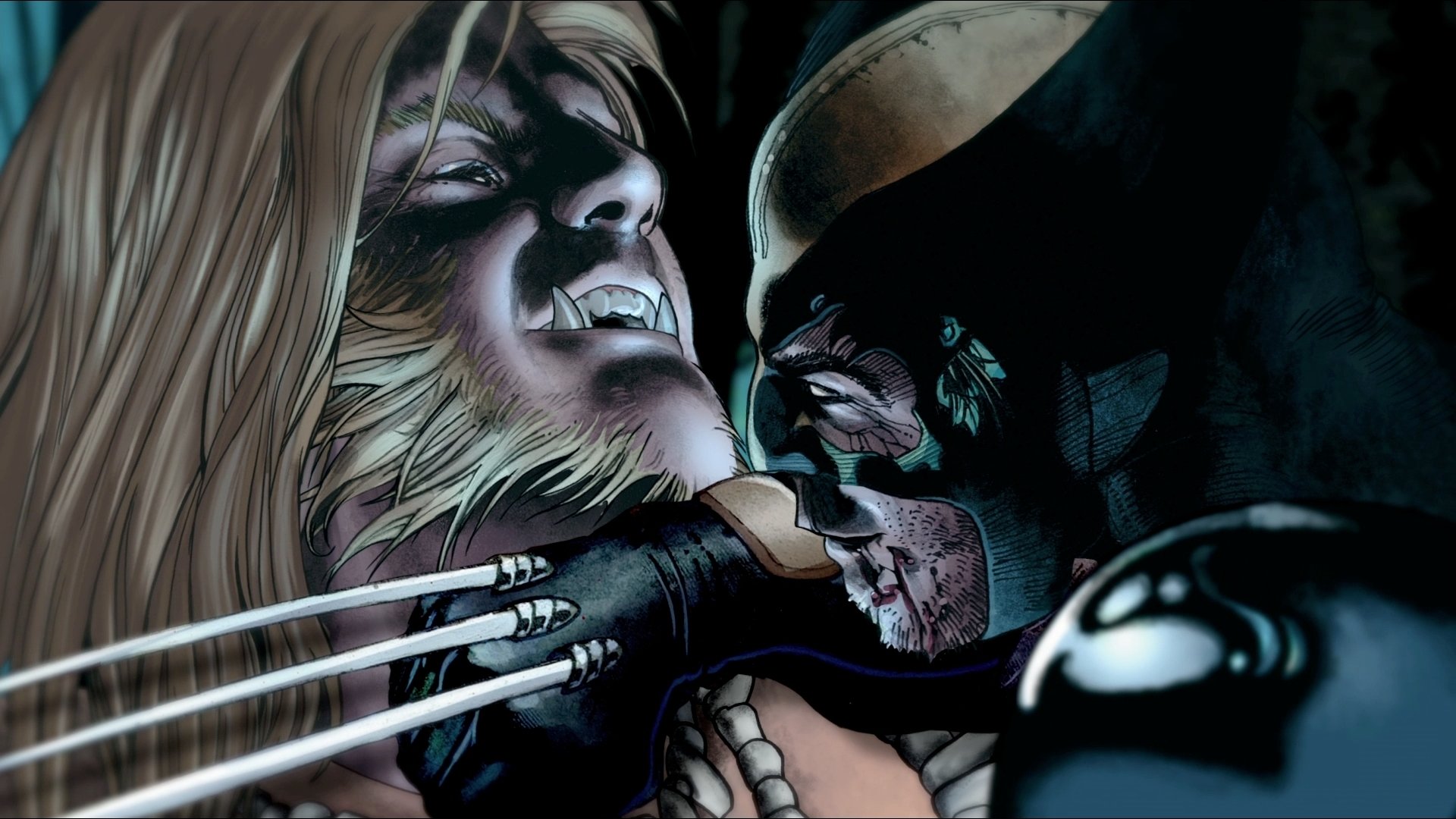 Download Sabretooth (X-Men) Wolverine Comic Wolverine Vs. Sabretooth HD Wallpaper
