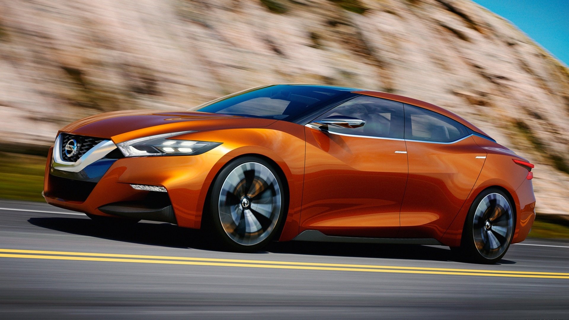 Download Vehicle 2014 Nissan Sport Sedan Concept HD Wallpaper