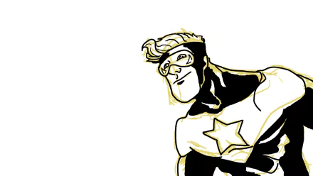 Comic Booster Gold HD Desktop Wallpaper | Background Image