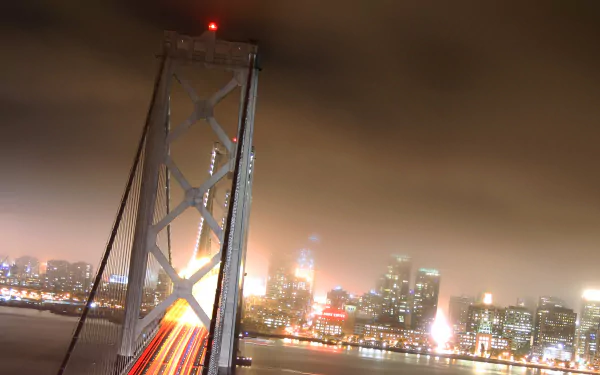 San Francisco bridge man made Bay Bridge HD Desktop Wallpaper | Background Image