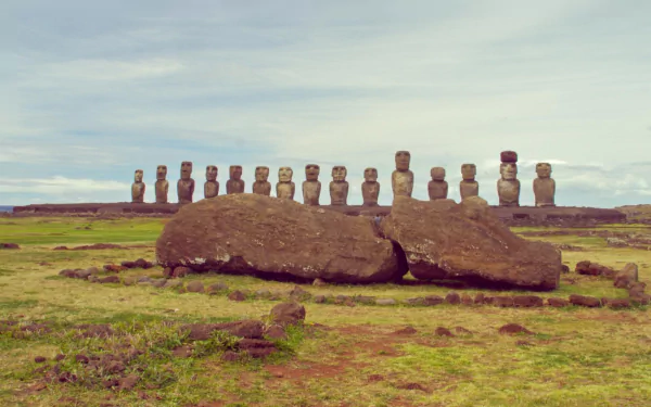 man made ahu tongariki HD Desktop Wallpaper | Background Image