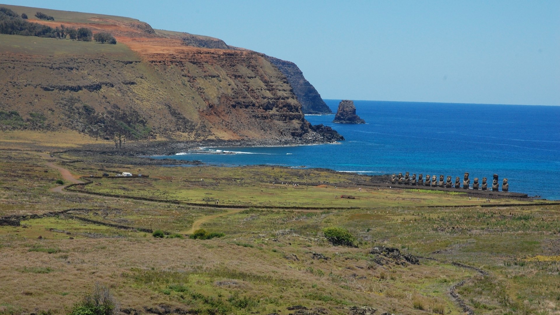 Download Man Made Ahu Tongariki HD Wallpaper