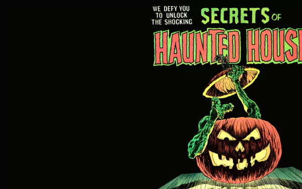Comic secrets of haunted house HD Desktop Wallpaper | Background Image