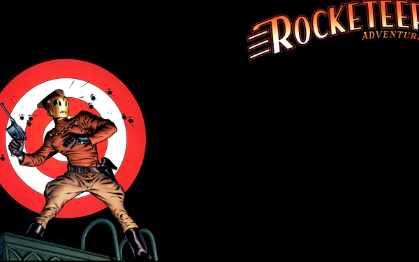 Comic Rocketeer HD Desktop Wallpaper | Background Image