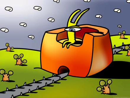 artistic Blurburger HD Desktop Wallpaper | Background Image