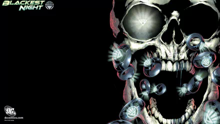 Black Lantern Comic Blackest Night HD Desktop Wallpaper | Background Image