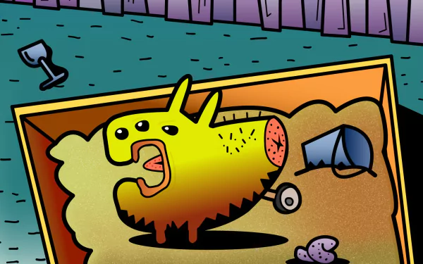 artistic Blurburger HD Desktop Wallpaper | Background Image