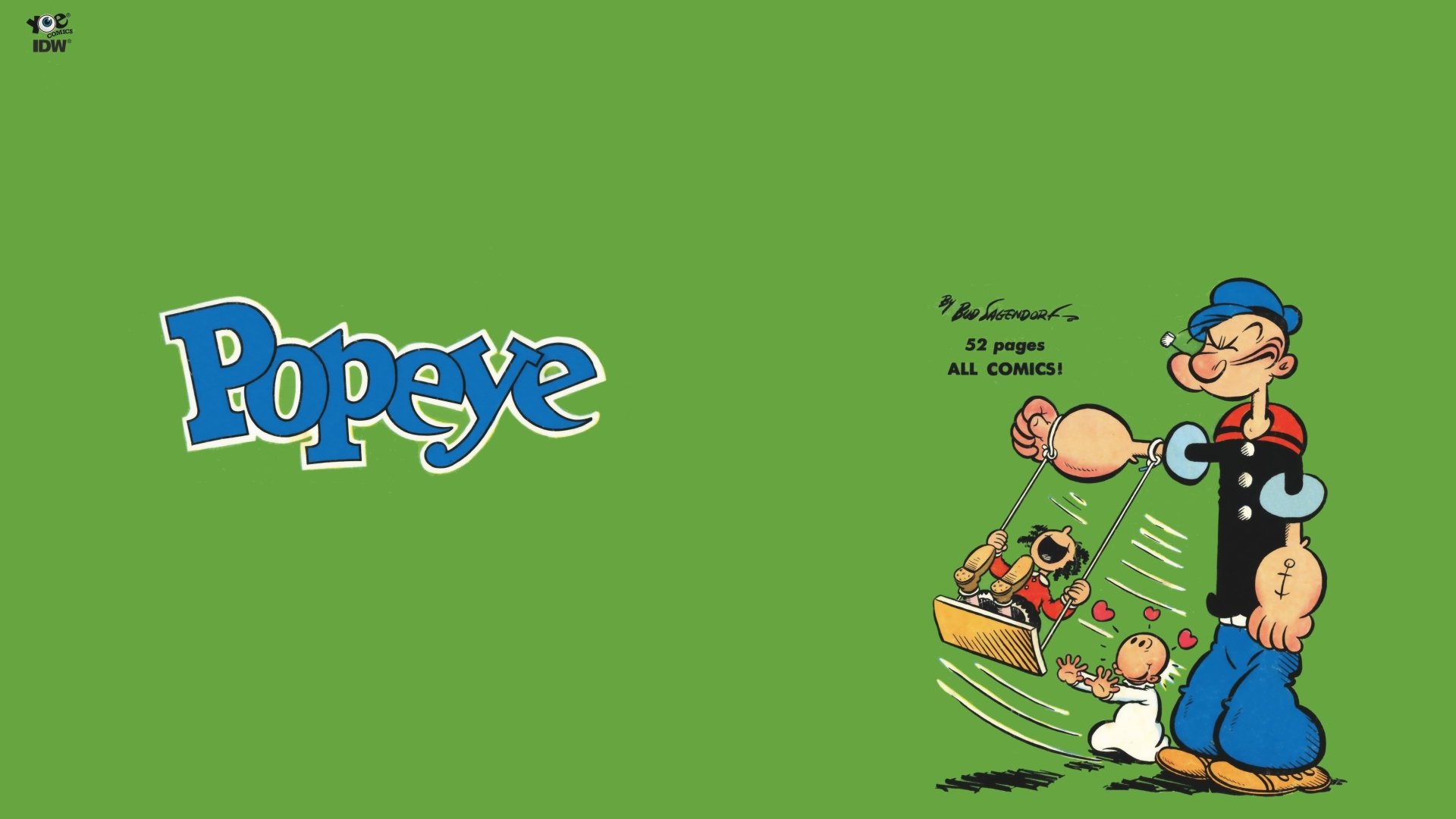 Download Comic Popeye 4k Ultra HD Wallpaper