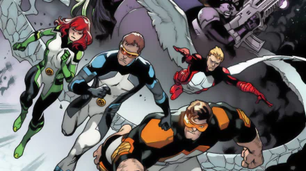 Jean Grey X-Men Angel (Marvel Comics) Warren Worthington III Cyclops (Marvel Comics) Comic Amazing X-Men HD Desktop Wallpaper | Background Image