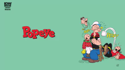 Comic Popeye HD Desktop Wallpaper | Background Image