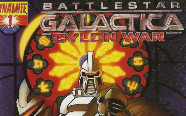 Cylon (Battlestar Galactica) Comic Battlestar Galactica HD Desktop Wallpaper | Background Image