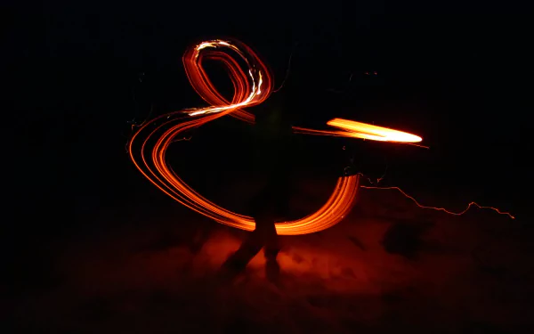 photography Fire juggling HD Desktop Wallpaper | Background Image