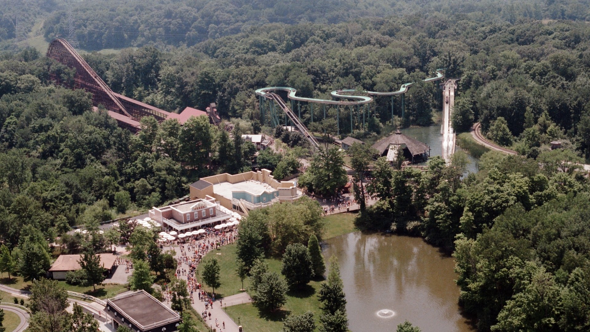 Download Man Made Amusement Park HD Wallpaper