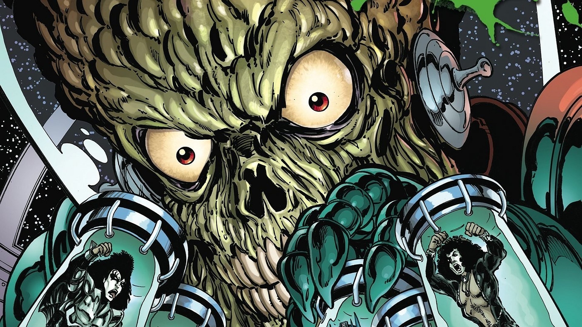 Download Comic Mars Attacks Wallpaper