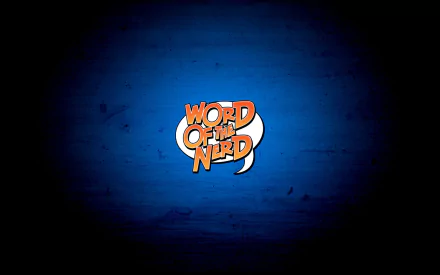  Word of the Nerd logo wallpaper