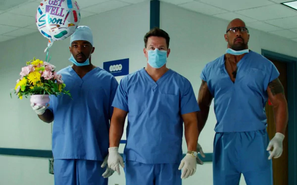 Anthony Mackie Paul Doyle Dwayne Johnson Daniel Lugo Adrian Doorbal Mark Wahlberg movie Pain & Gain HD Desktop Wallpaper | Background Image