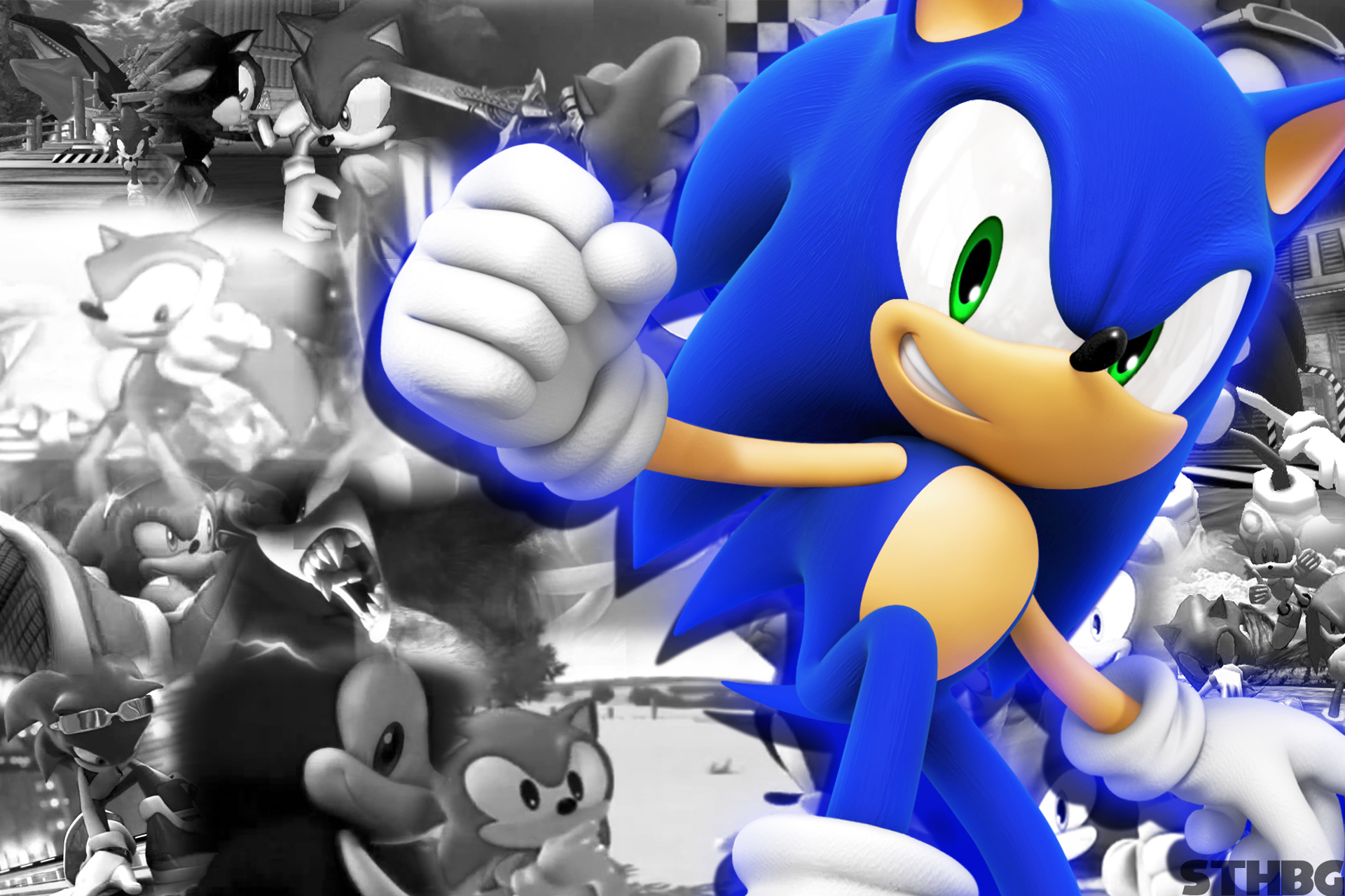Sonic the Hedgehog HD Wallpaper by SonicTheHedgehogBG