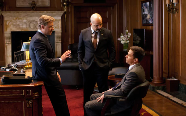 carl fairbanks Jeffrey Wright mayor hostetler Russell Crowe billy taggart Mark Wahlberg movie Broken City HD Desktop Wallpaper | Background Image
