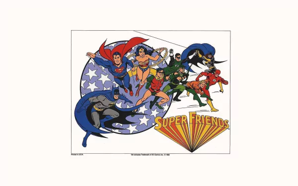Comic Super Friends HD Desktop Wallpaper | Background Image