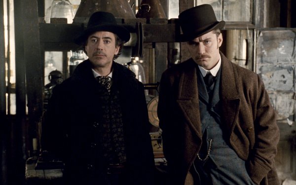 Movie Sherlock Holmes Robert Downey Jr. Jude Law John H. Watson HD Wallpaper | Background Image