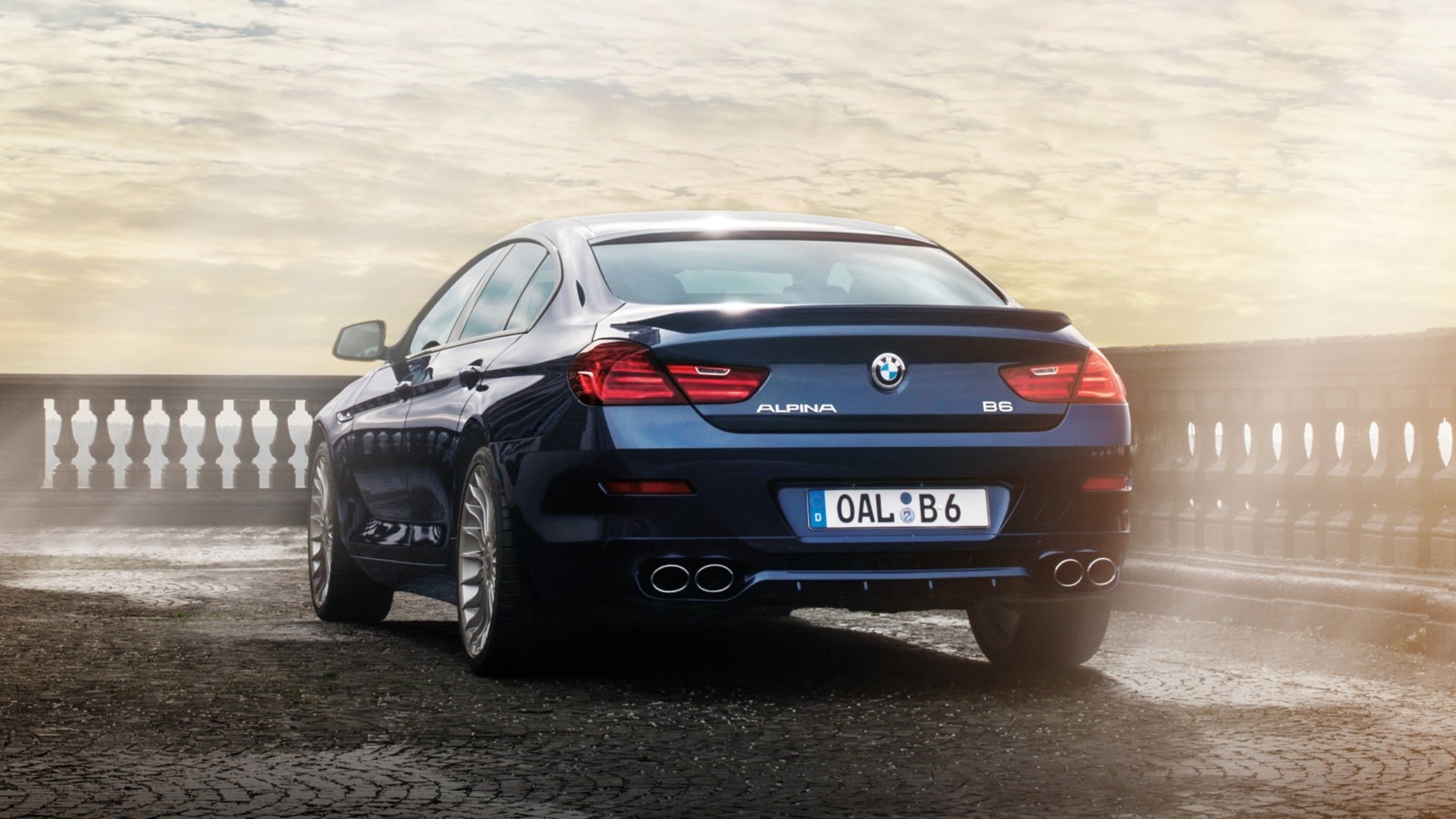 Download Vehicle 2015 BMW Alpina B6 Gran Coupe HD Wallpaper