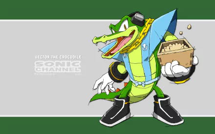 Sonic Channel Vector the Crocodile video game Sonic the Hedgehog HD Desktop Wallpaper | Background Image